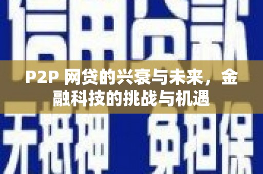 工布江达P2P 网贷的兴衰与未来，金融科技的挑战与机遇