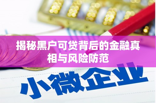工布江达揭秘黑户可贷背后的金融真相与风险防范