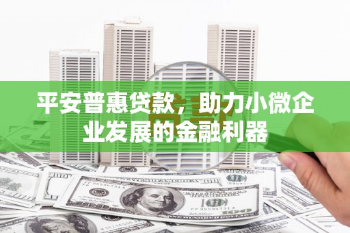 工布江达平安普惠贷款，助力小微企业发展的金融利器
