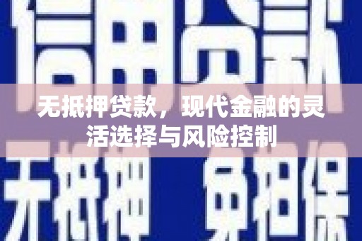 工布江达无抵押贷款，现代金融的灵活选择与风险控制