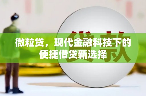 工布江达微粒贷，现代金融科技下的便捷借贷新选择