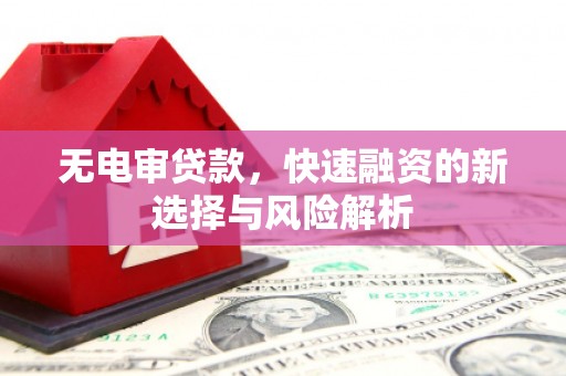 工布江达无电审贷款，快速融资的新选择与风险解析