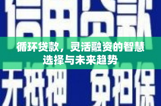 工布江达循环贷款，灵活融资的智慧选择与未来趋势