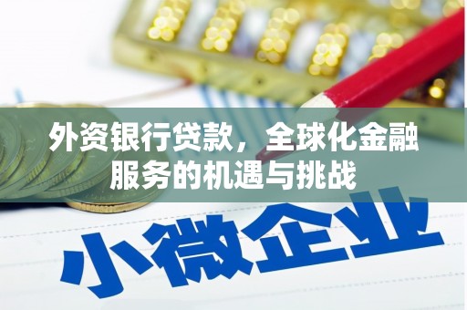 工布江达外资银行贷款，全球化金融服务的机遇与挑战
