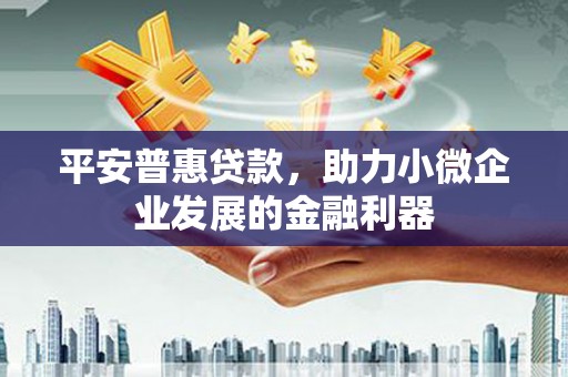 工布江达平安普惠贷款，助力小微企业发展的金融利器