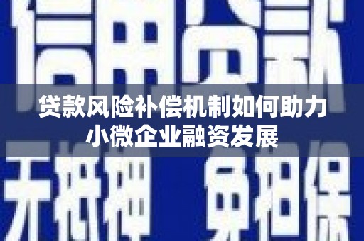 工布江达贷款风险补偿机制如何助力小微企业融资发展