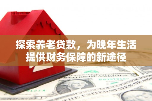 工布江达探索养老贷款，为晚年生活提供财务保障的新途径