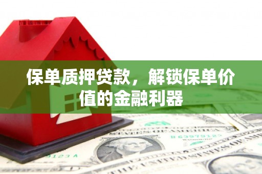 工布江达保单质押贷款，解锁保单价值的金融利器