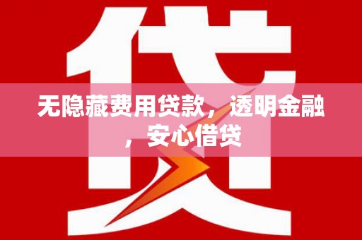工布江达无隐藏费用贷款，透明金融，安心借贷