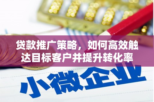 工布江达贷款推广策略，如何高效触达目标客户并提升转化率