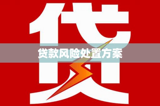 工布江达贷款风险处置方案