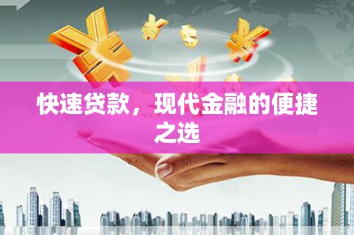 工布江达快速贷款，现代金融的便捷之选