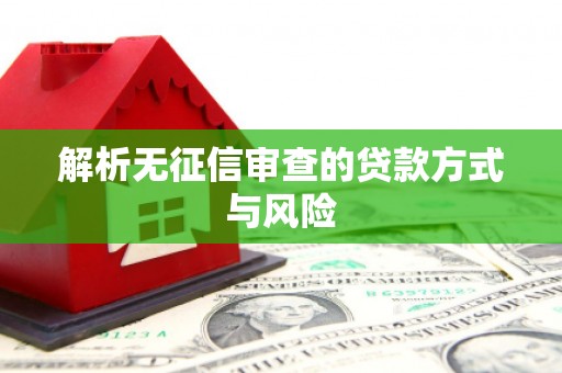 工布江达解析无征信审查的贷款方式与风险